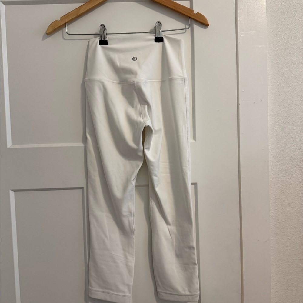lululemon athletica White High-Waist Cropped Leggings